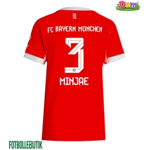 Bayern Munich Kim Min-jae #3 Hemmatröja Kvinnor 2025-26 Kortärmad